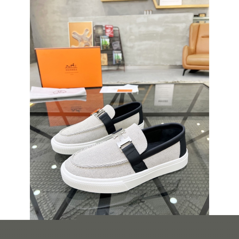 H**mes leather shoes